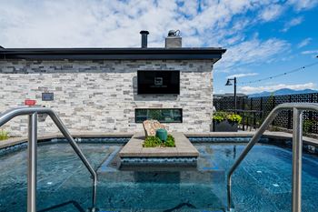 pool area at the callaway house austin